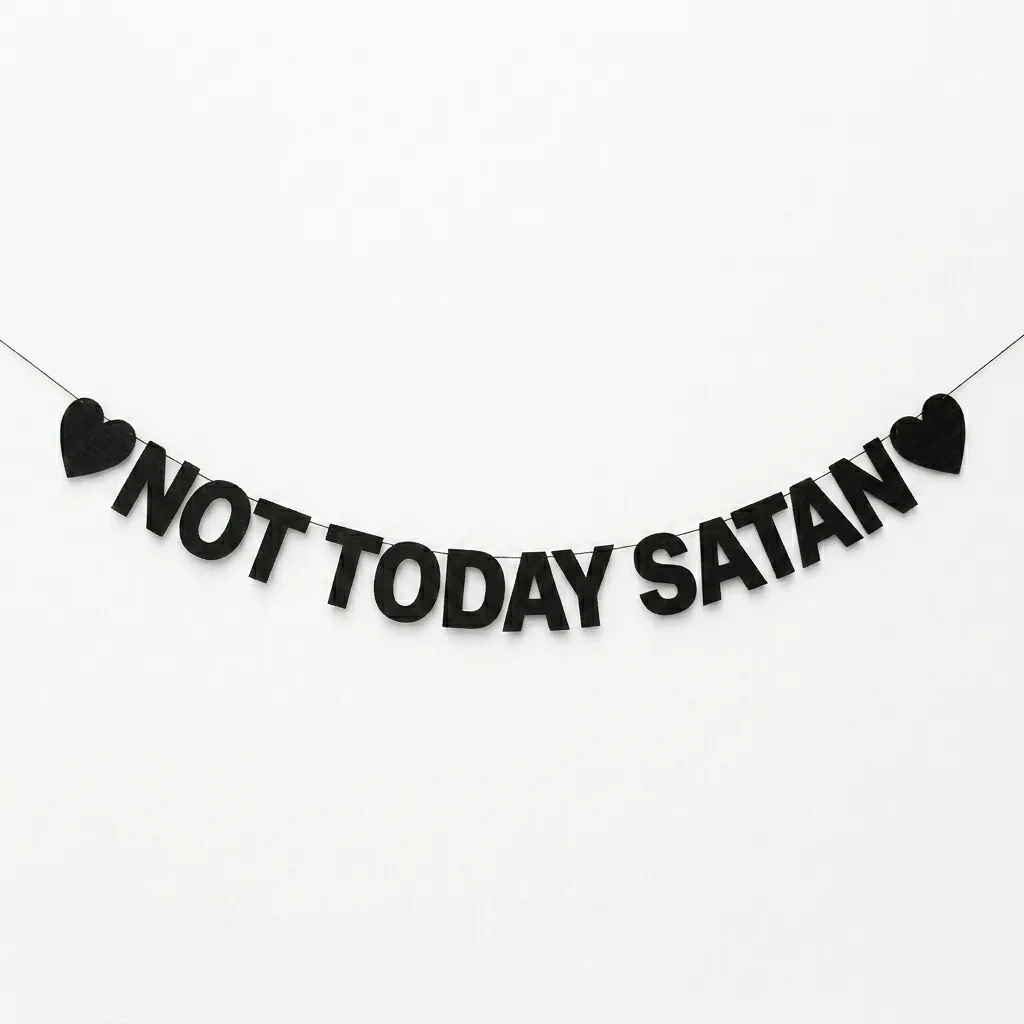 ♥ NOT TODAY SATAN ♥