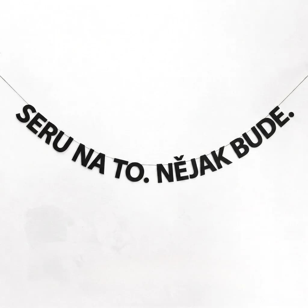 SERU NA TO. NĚJAK BUDE.