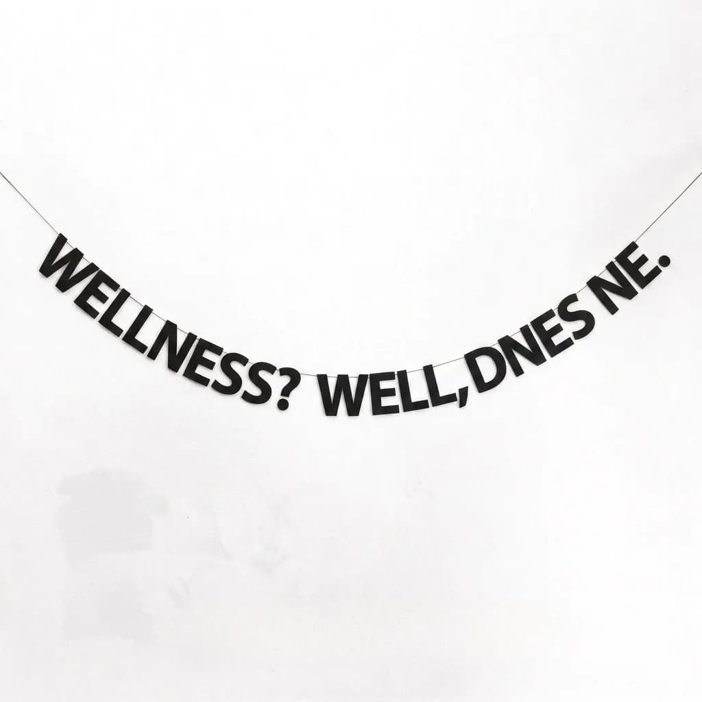 WELLNESS? WELL, DNES NE.