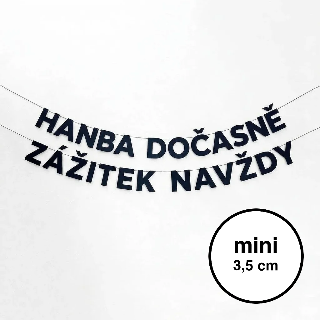 HANBA DOČASNĚ ZÁŽITEK NAVŽDY mini