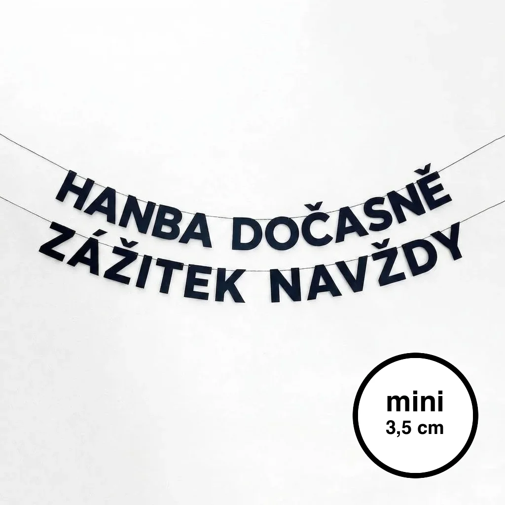 HANBA DOČASNĚ ZÁŽITEK NAVŽDY mini