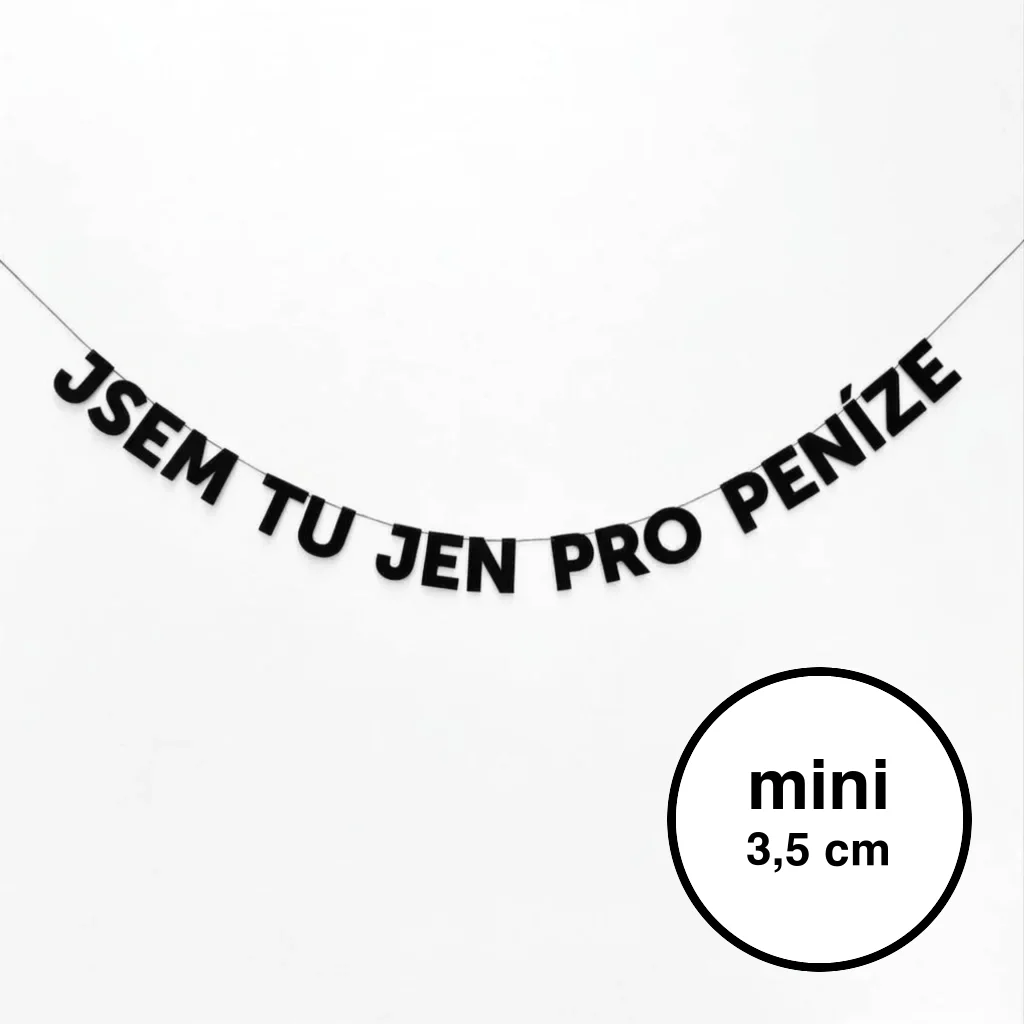 JSEM TU JEN PRO PENÍZE mini