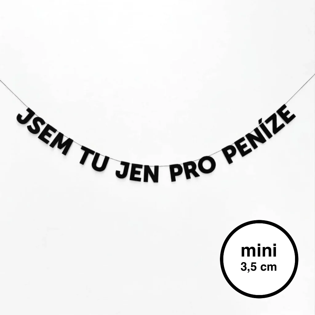 JSEM TU JEN PRO PENÍZE mini